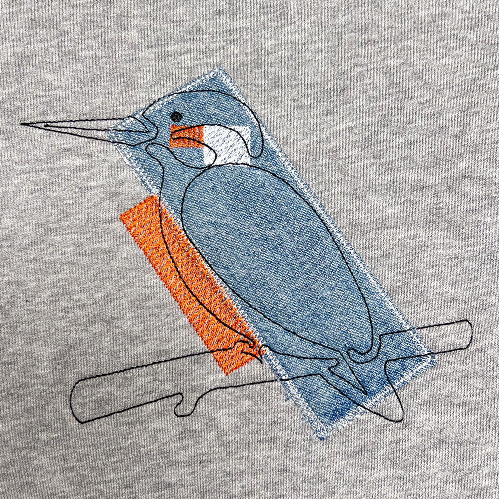 De IJsvogel Re Use | Sweater Unisex | Melange Grey