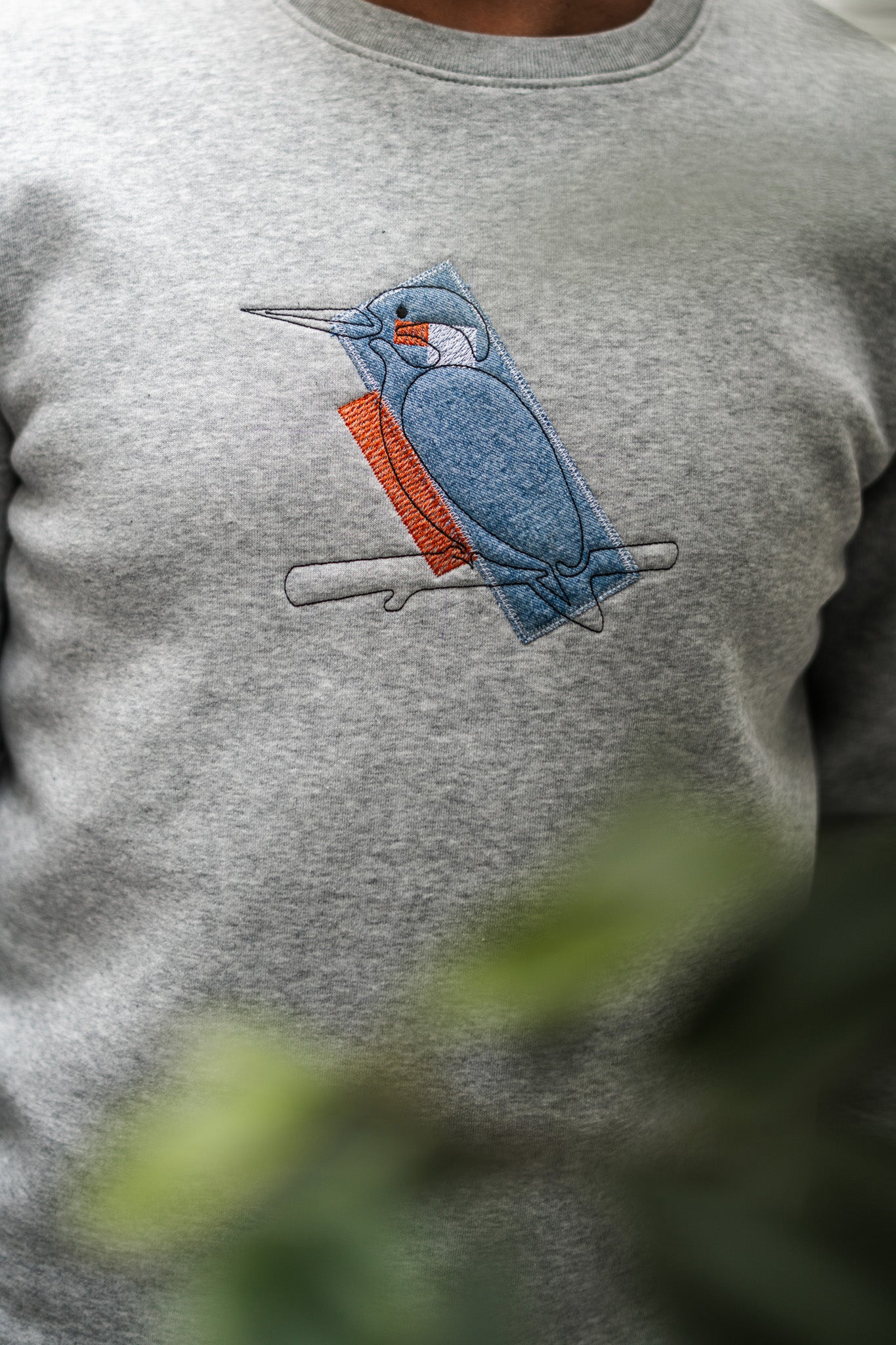De IJsvogel Re Use | Sweater Unisex | Melange Grey