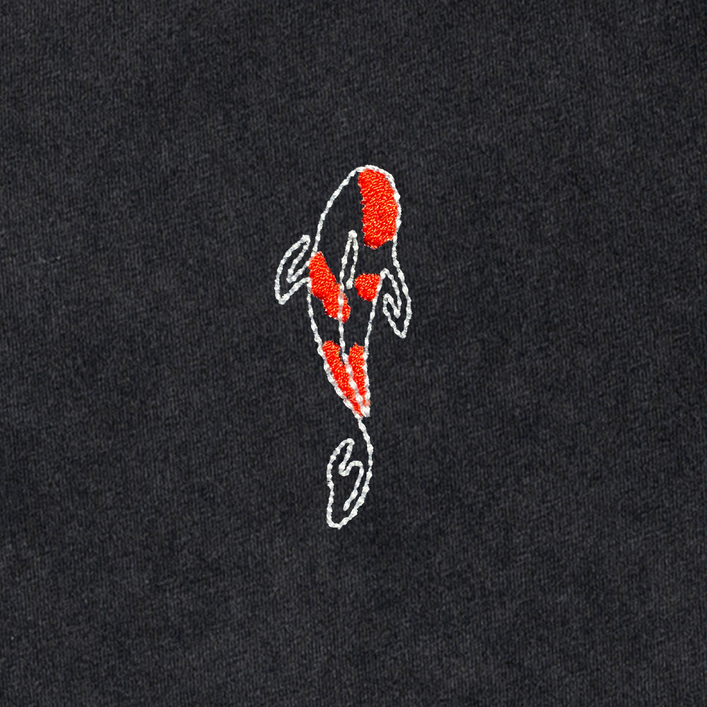 De Koi | T-shirt Dames | Stone Wash Black