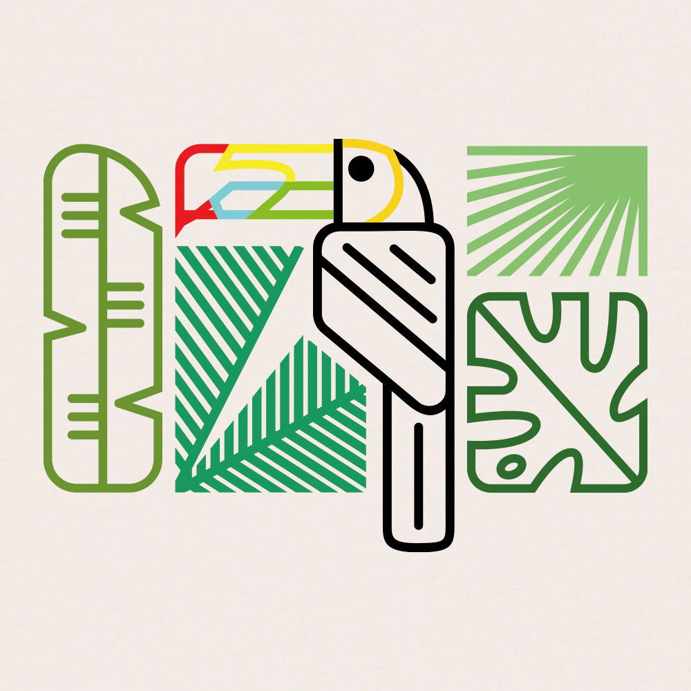 De Toekan | T-shirt Unisex | Vintage White