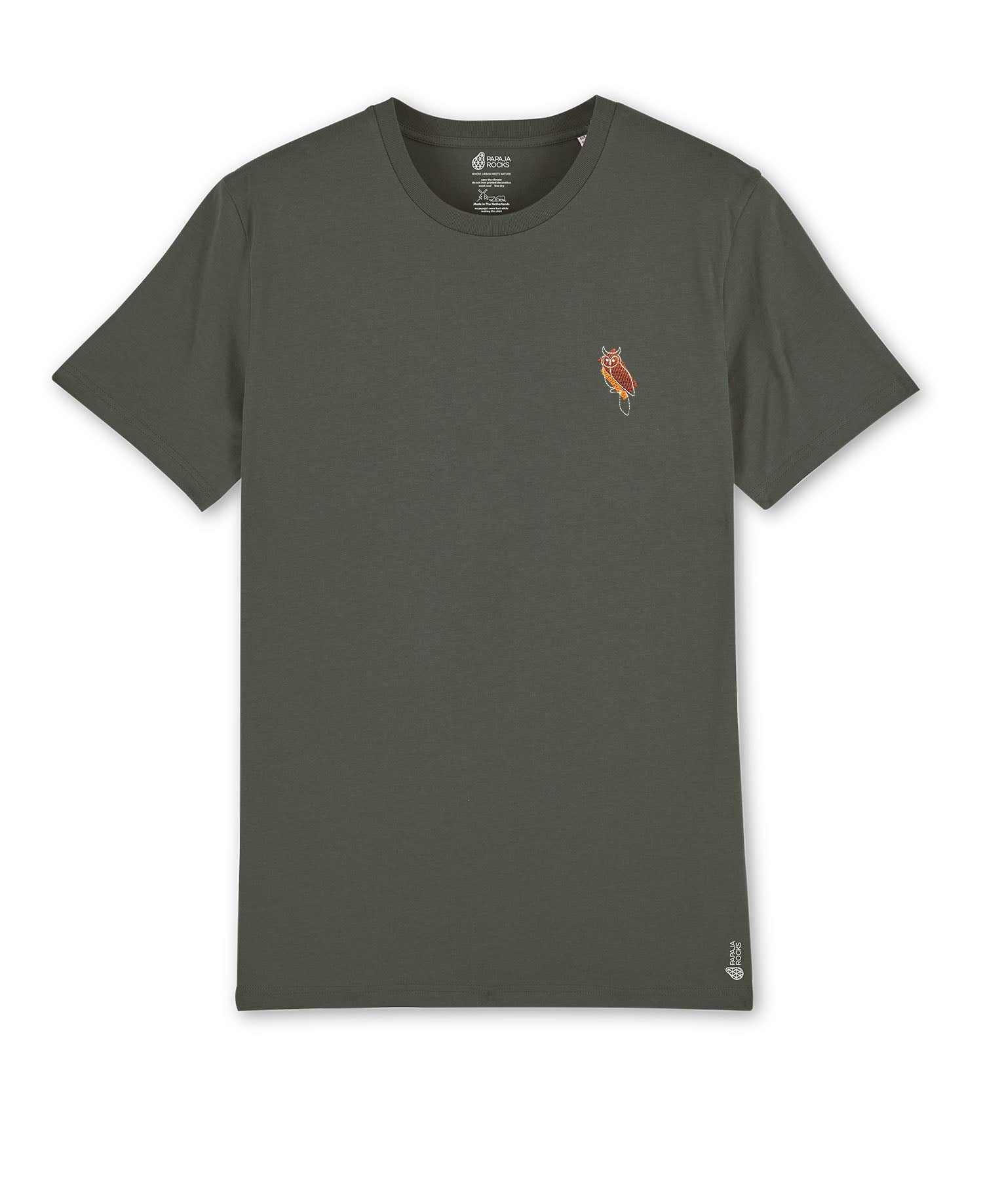 De Uil | T-shirt Unisex | Khaki