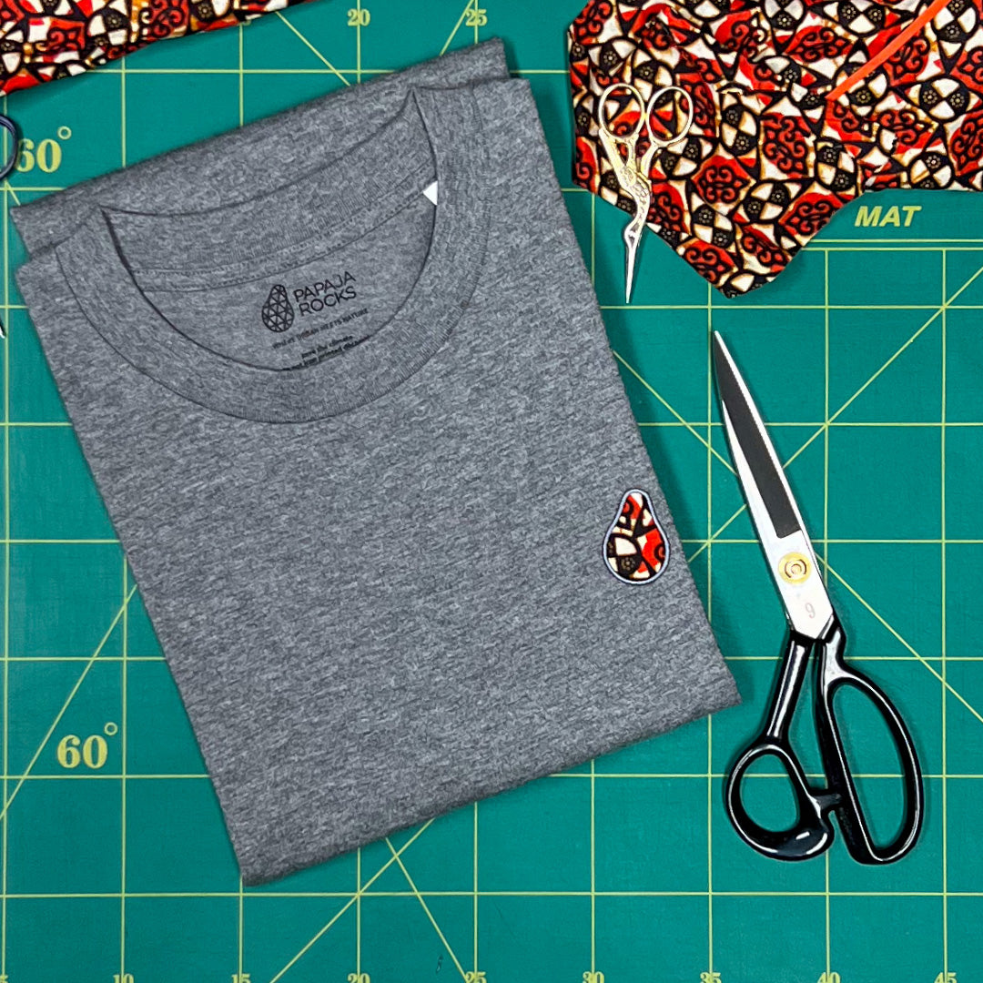 De Logo Re-Use | T-shirt Unisex | Mid-Heather Grey