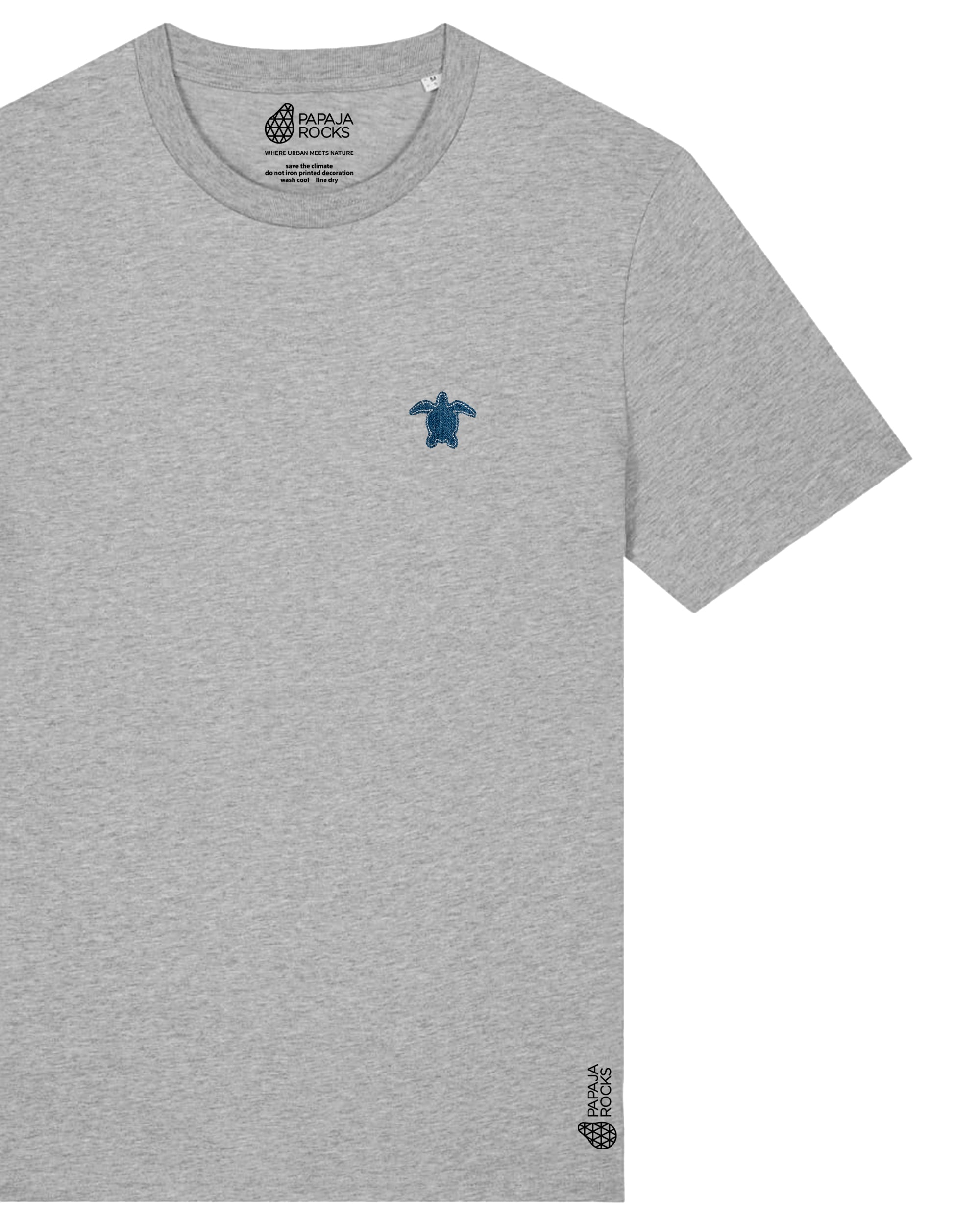 De Schildpad Re-Use | T-shirt Unisex | RotsGrijs