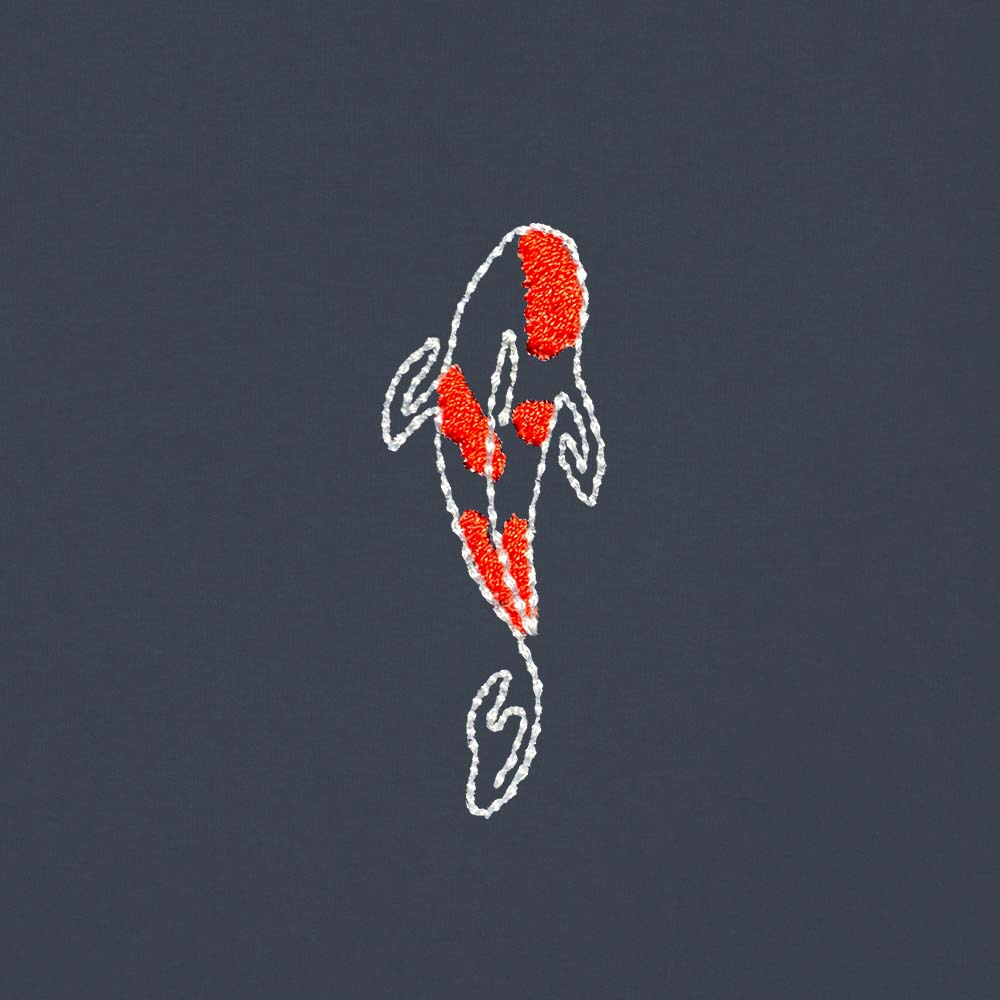 Koi_India_Ink_Grey_Shirt_Hover