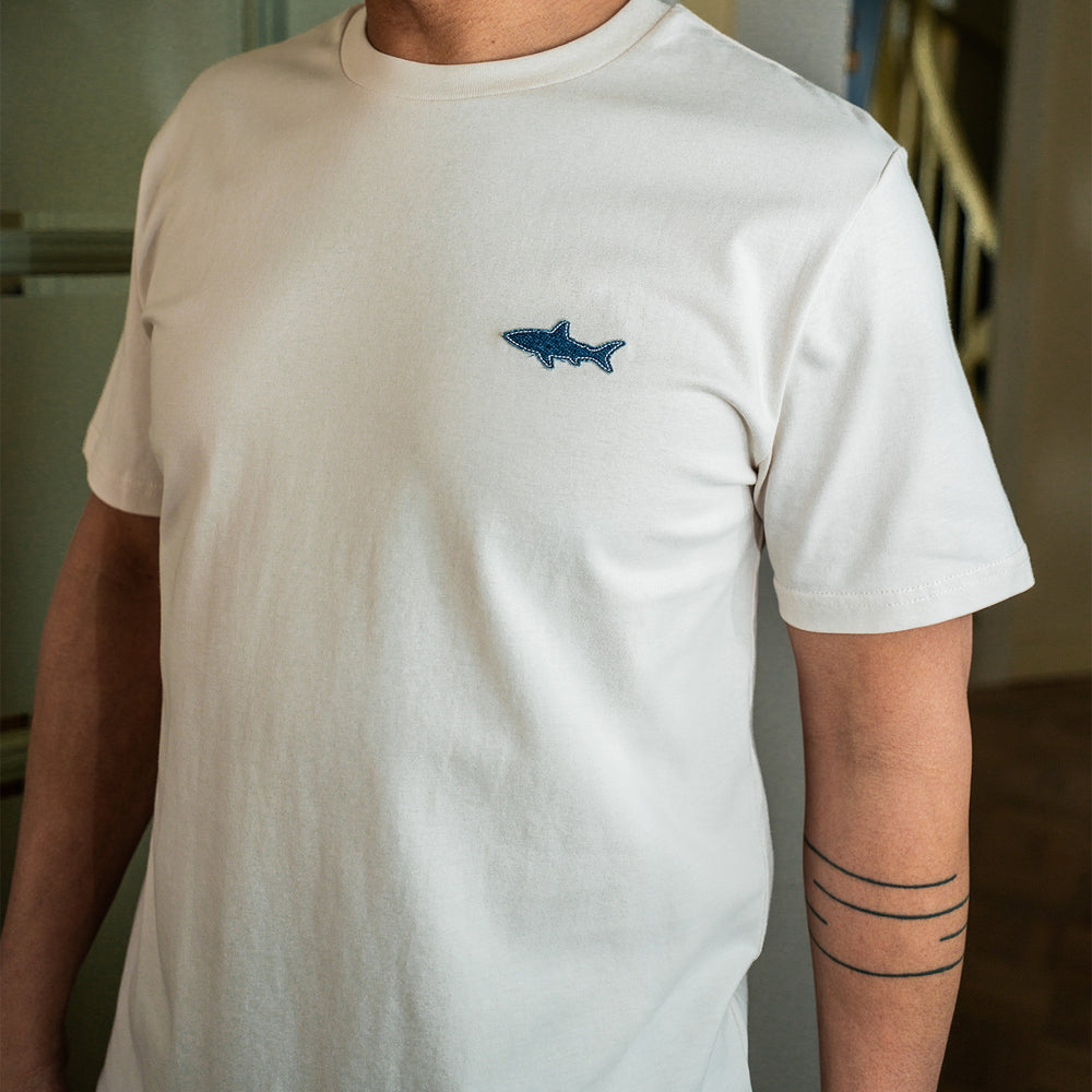 
                  
                    De Haai Re-Use | T-shirt Unisex | Vintage White
                  
                