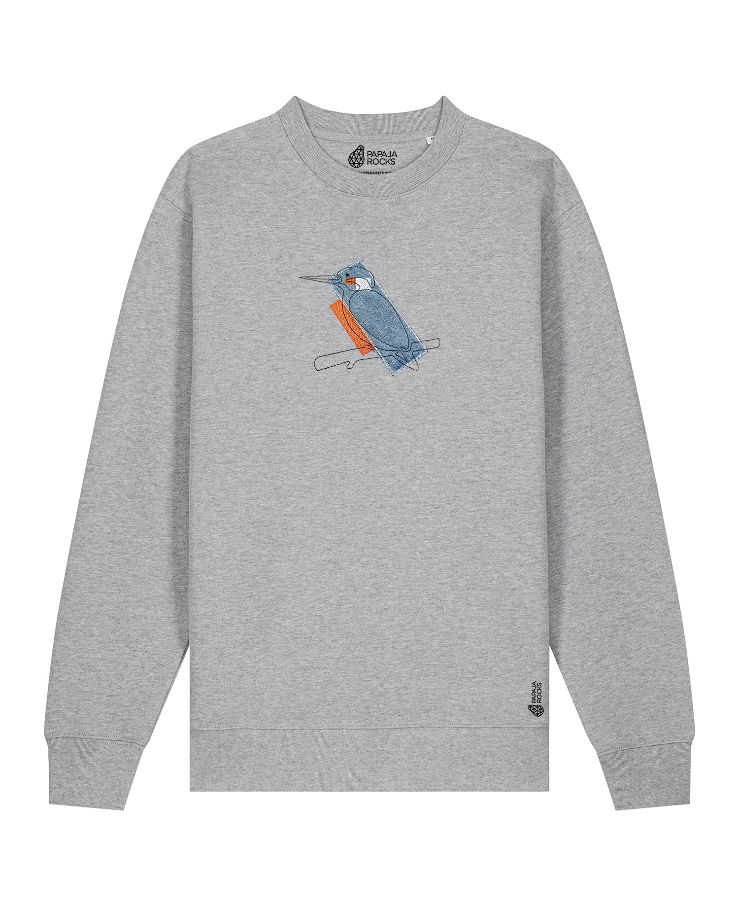 De IJsvogel Re Use | Sweater Unisex | Melange Grey