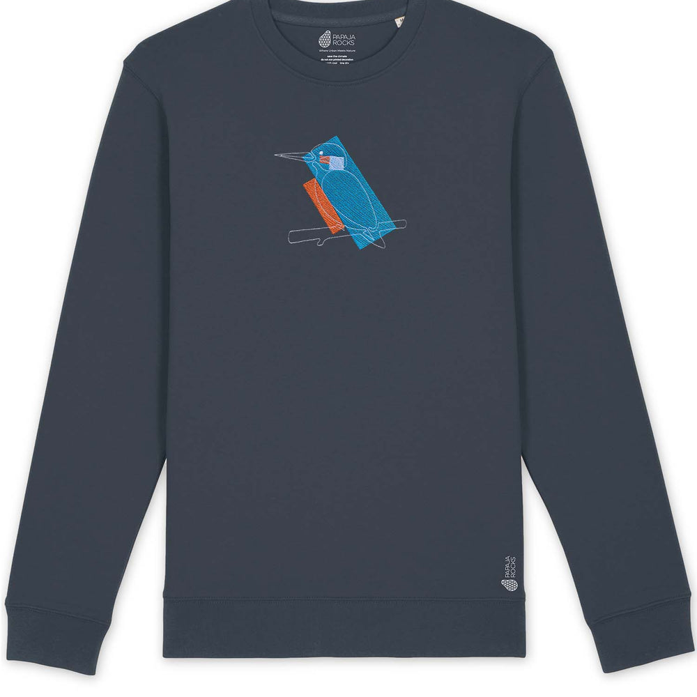 
                  
                    The Kingfisher | Sweater Unisex | India Ink Grey
                  
                