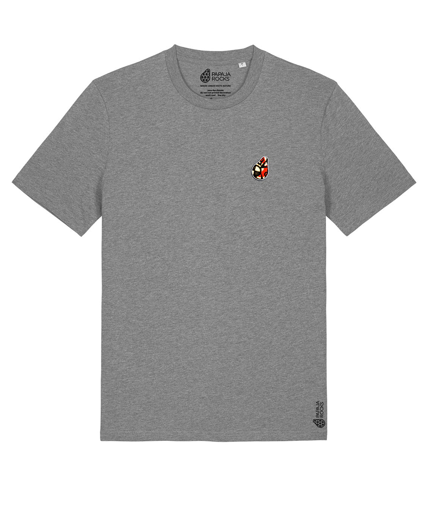 De Logo Re-Use | T-shirt Unisex | Mid-Heather Grey