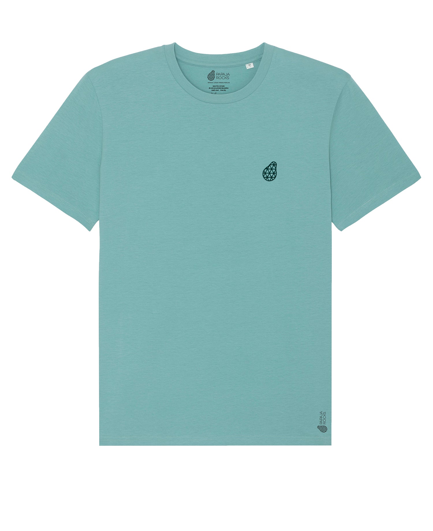 De Logo | T-shirt Unisex | Teal Monstera | 7 Kleuren (Kleur gaat uit de collectie)