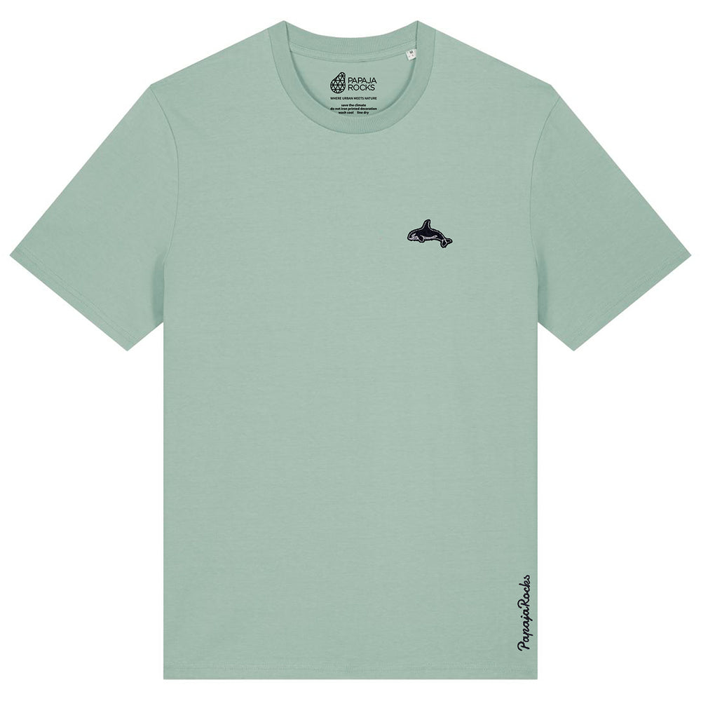 
                  
                    De Orca Re-Use | T-shirt Unisex | Aloe
                  
                