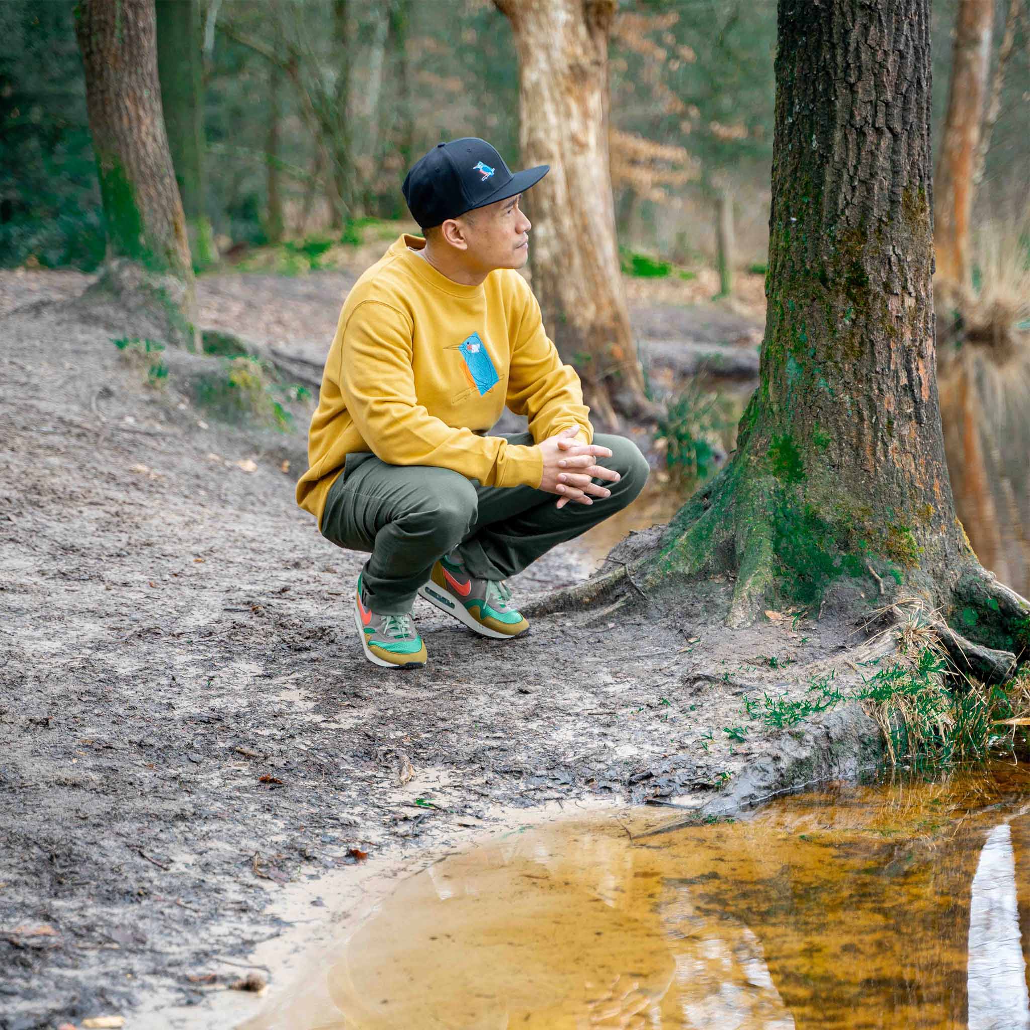 The Kingfisher | Sweater Unisex | ocher