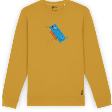 Blauwborst sweater melange grey unisex