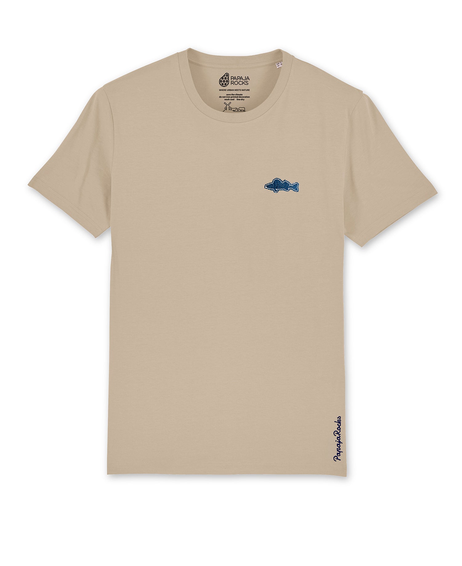 De Snoekbaars Re-Use | T-shirt Unisex | Desert Dust