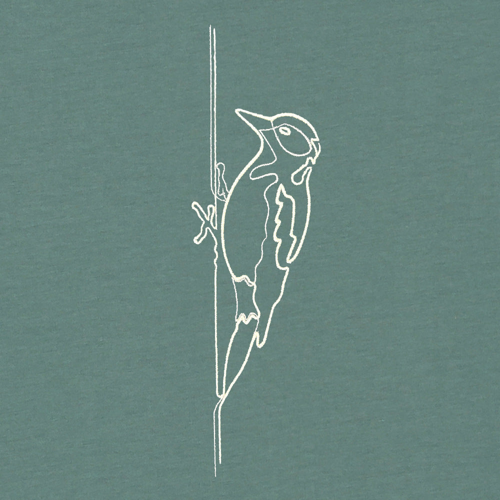 De Specht Two Line | T-shirt Unisex | Green Bay