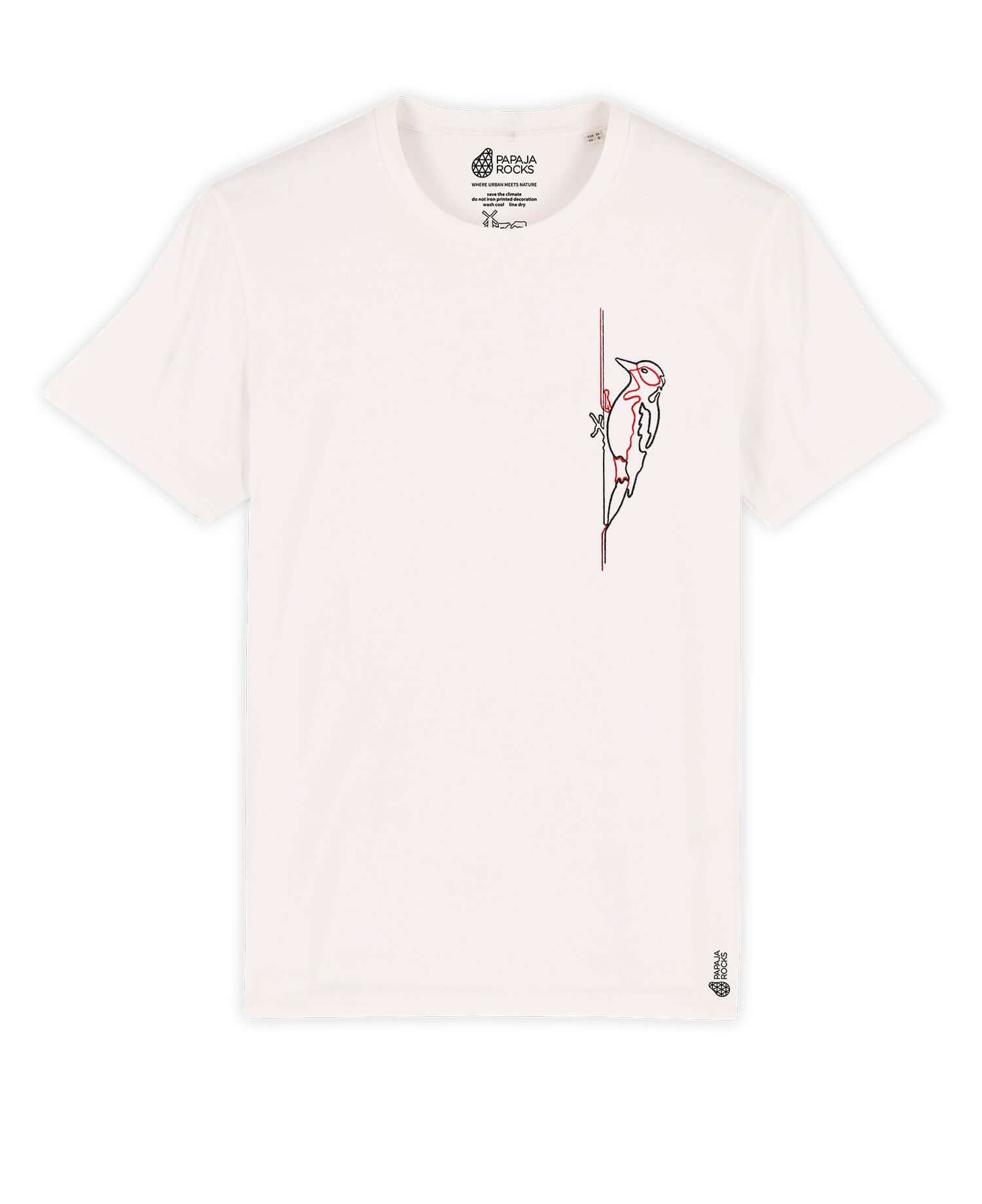 De Specht Two Line | T-shirt Unisex | Off White