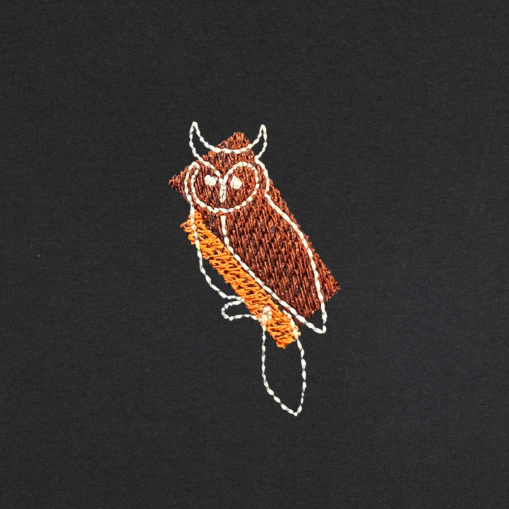 De Uil | T-shirt Dames | Ash Black (Kleur gaat uit collectie)