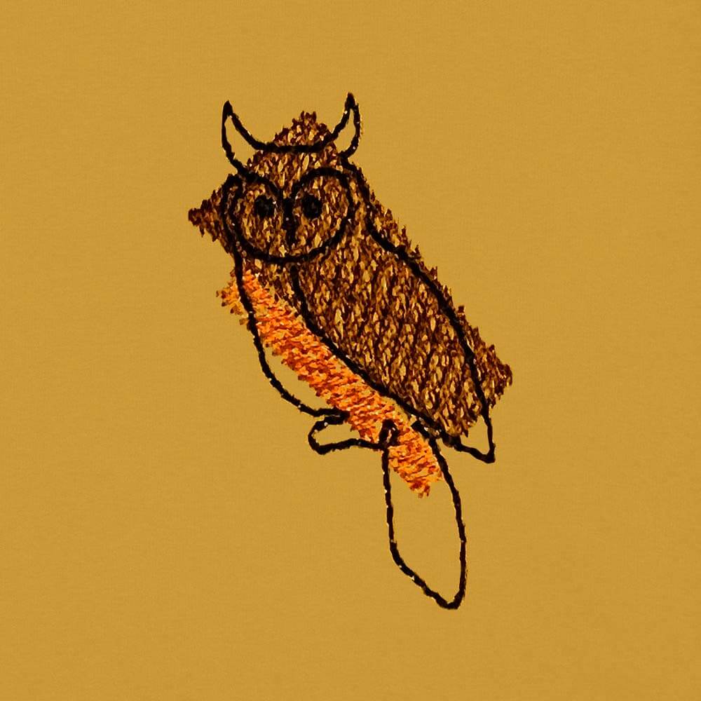 
                  
                    The Owl | T Shirt Unisex | India Ink Grey
                  
                