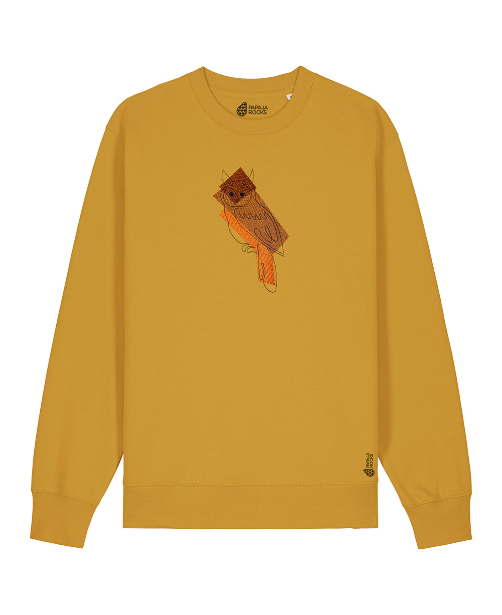 The Owl | Sweater Unisex | Khaki