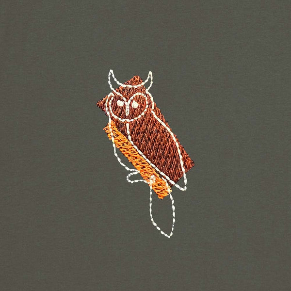 The Owl | T Shirt Unisex | Khaki