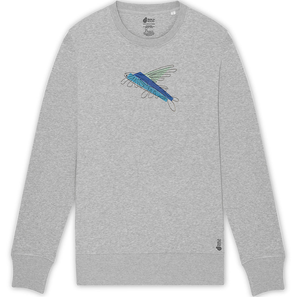 
                  
                    De Vliegende Vis | Sweater Unisex | Melange Grey
                  
                