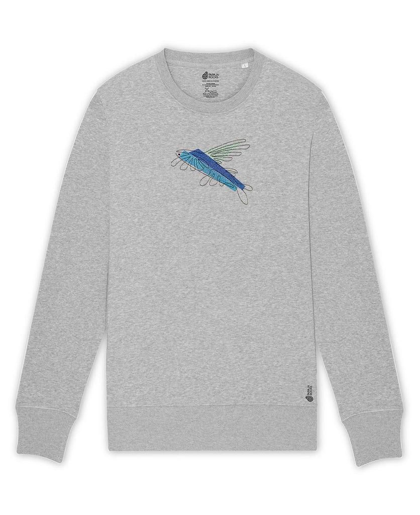 De Vliegende Vis | Sweater Unisex | Melange Grey
