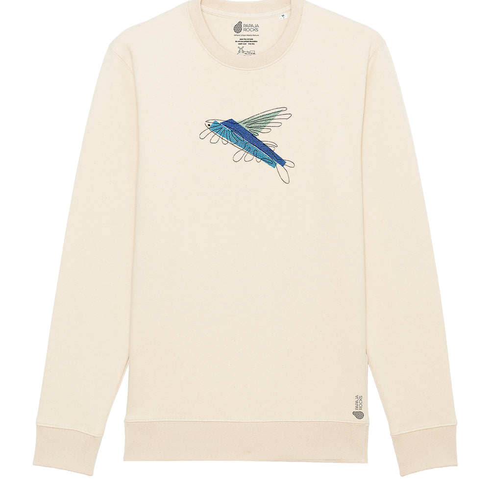 
                  
                    De Vliegende Vis | Sweater Unisex | Natural Raw
                  
                