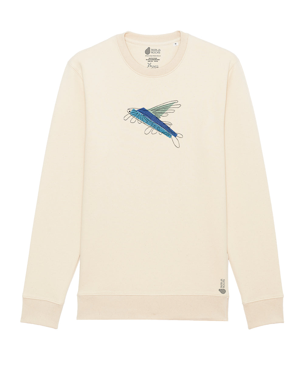 De Vliegende Vis | Sweater Unisex | Natural Raw