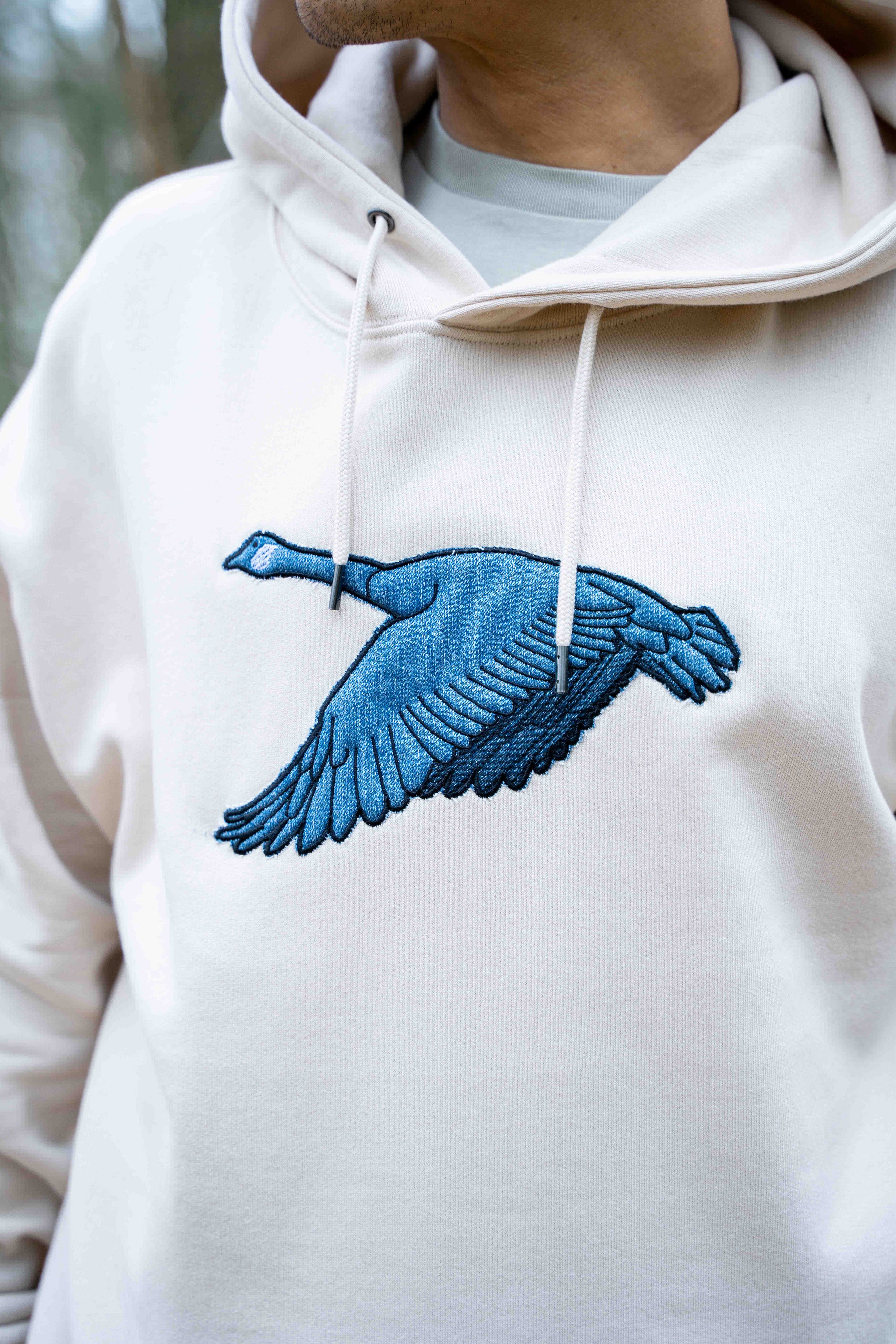 De Gans Re-Use | Hoodie Unisex | Sand