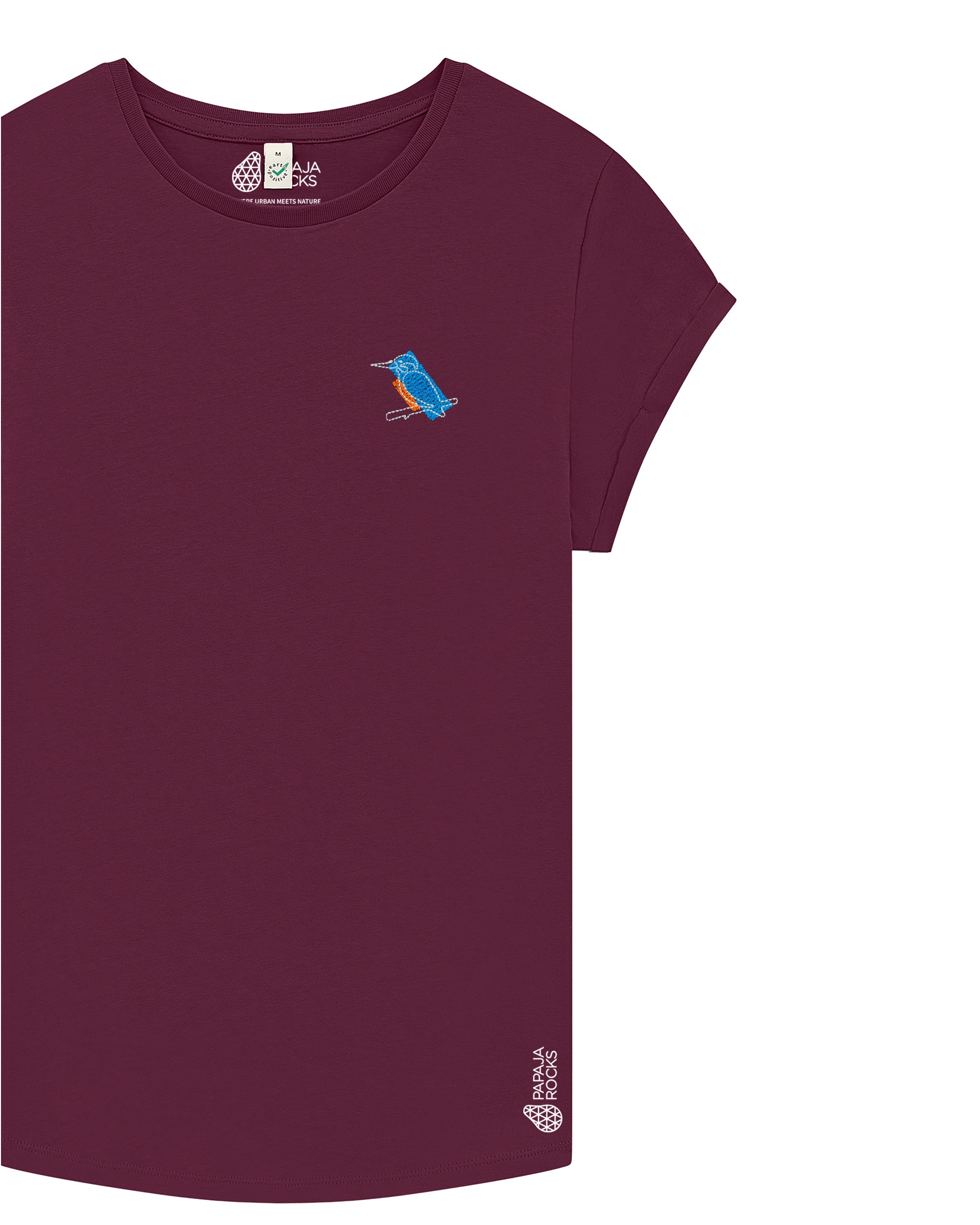 De IJsvogel | T-shirt Dames | RoestRood