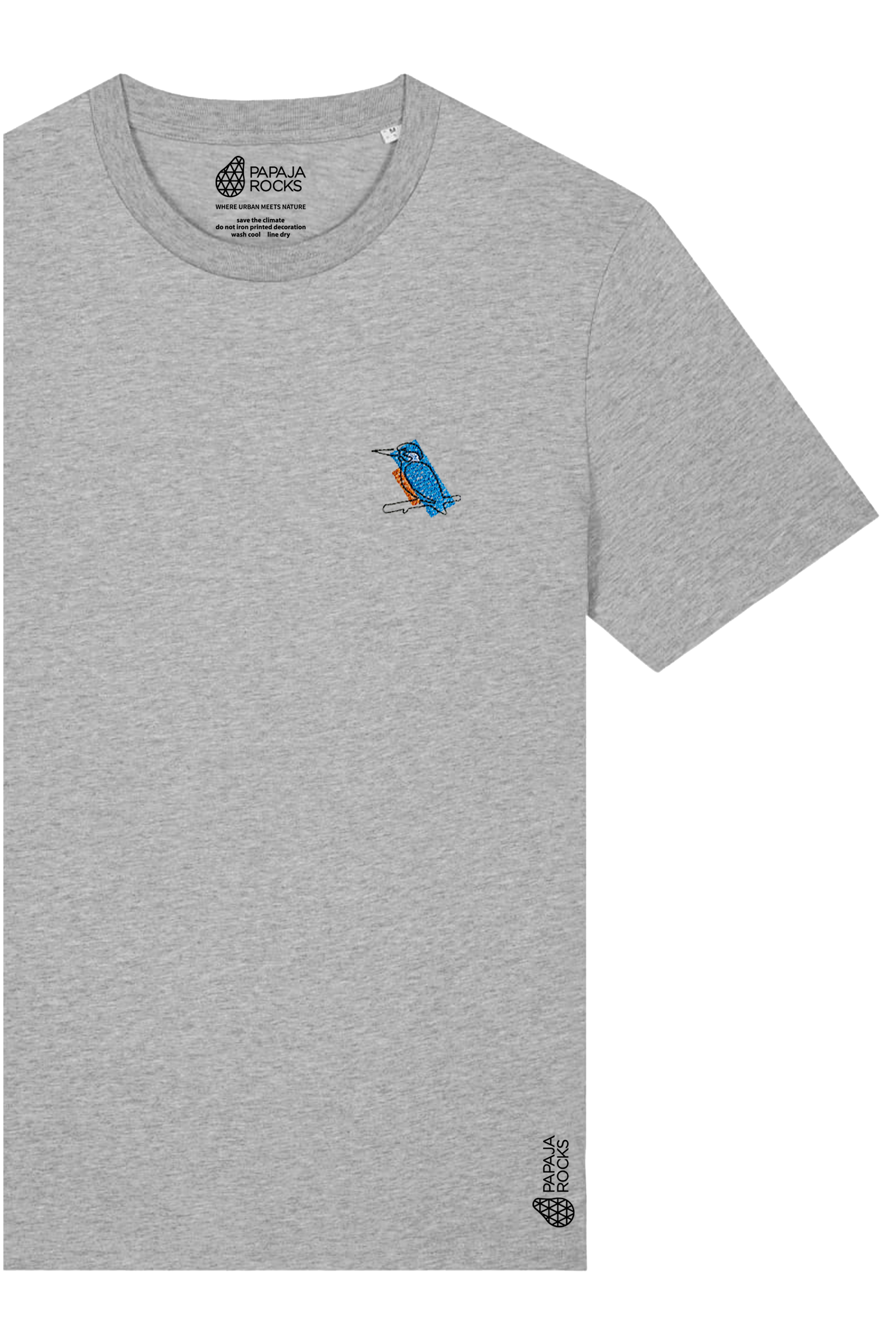 De IJsvogel | T-shirt Unisex | Rotsgrijs