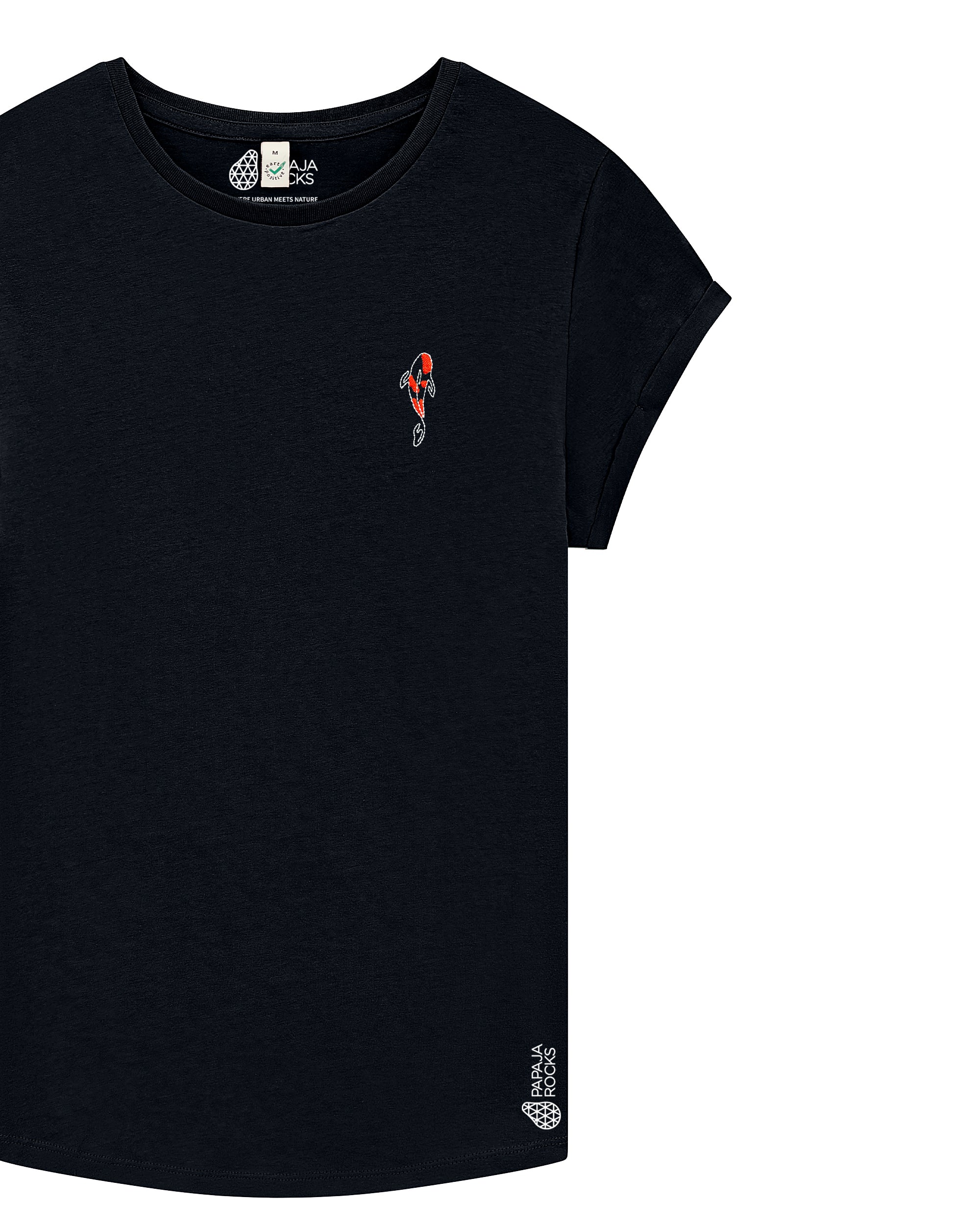 De Koi | T-shirt Dames | BasaltZwart