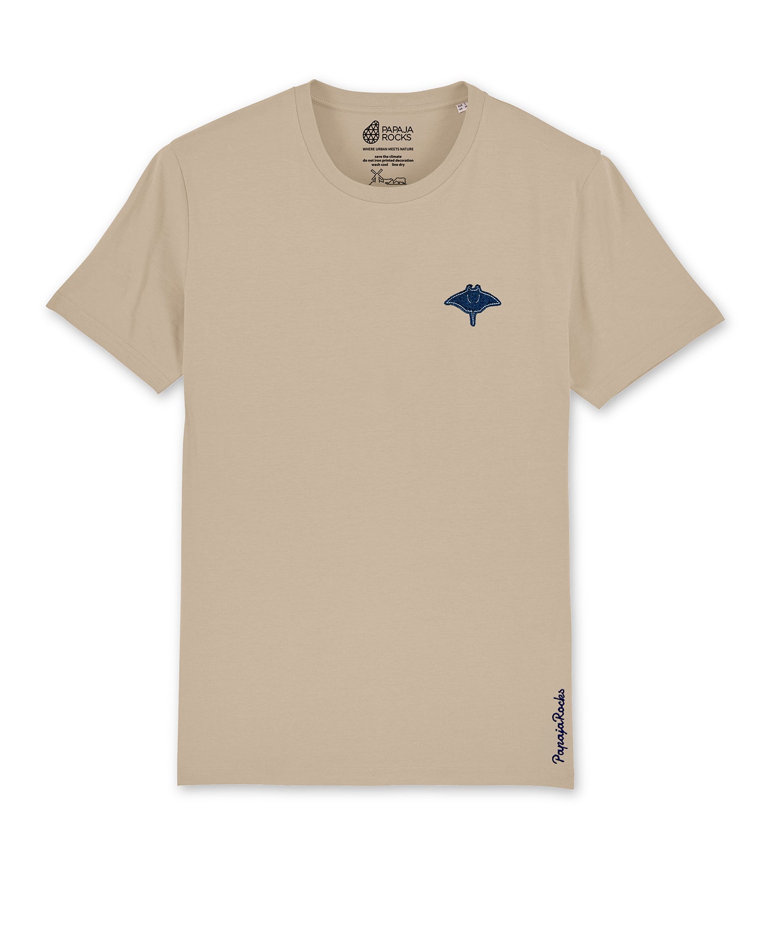 De Manta Re-Use | T-shirt Unisex | Desert Dust