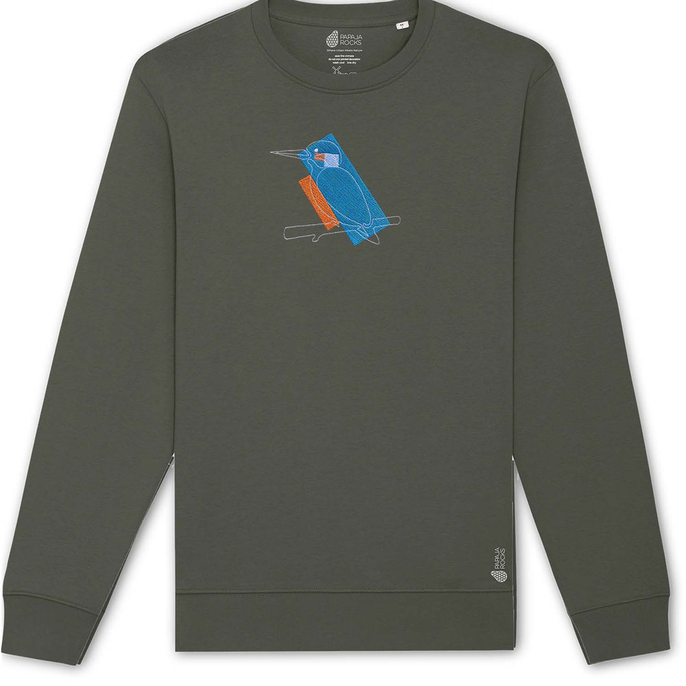 
                  
                    The Kingfisher | Sweater Unisex | Khaki
                  
                